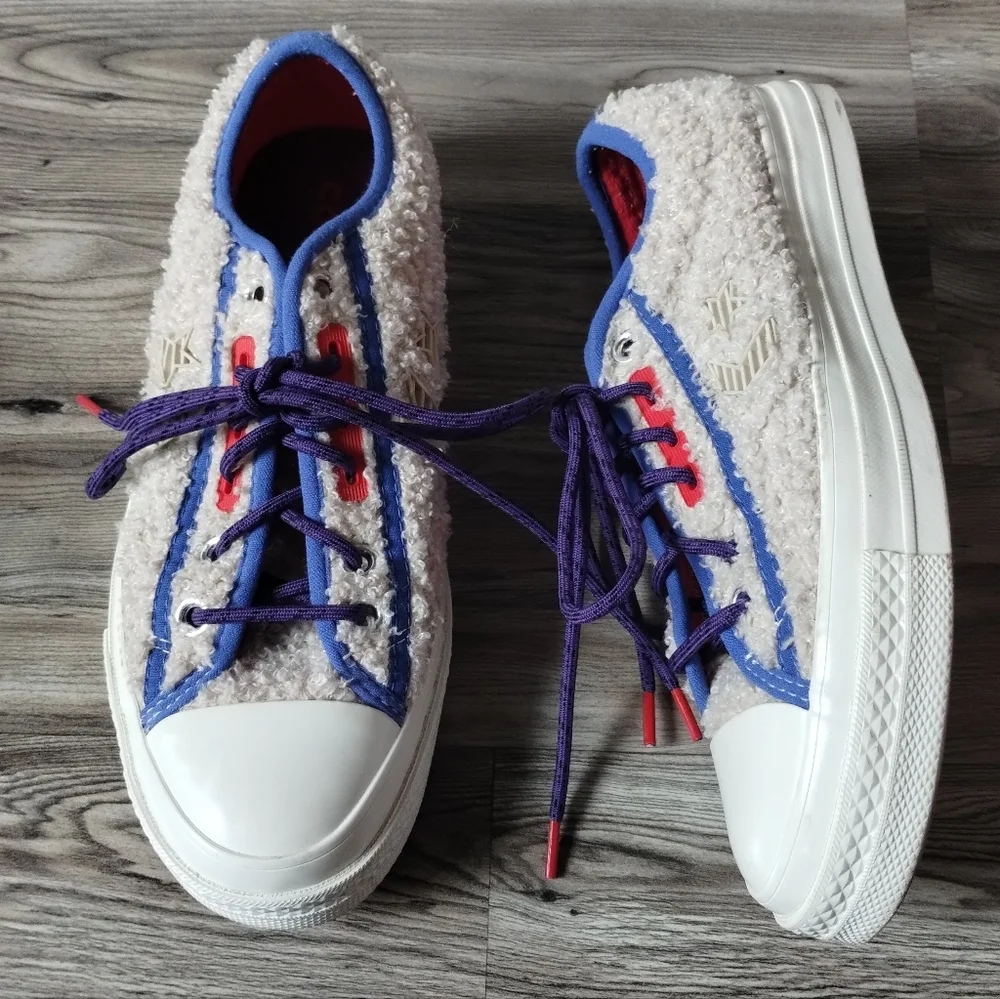 CONVERSE Unisex Retro Sherpa Star Plauer Ox Sneakers Women's Size 7